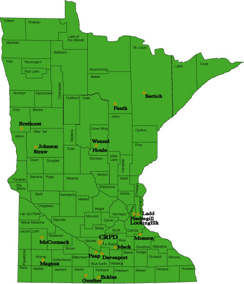 Location of CRPD's Directors Location of CRPD's Directors