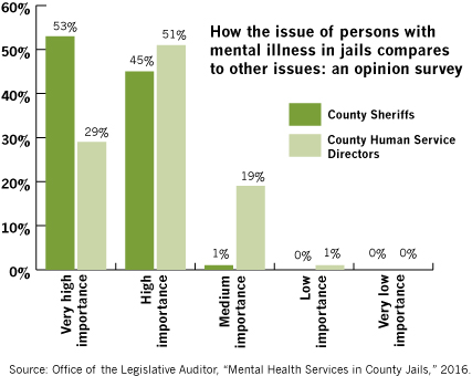 Importance of mental illness in jails